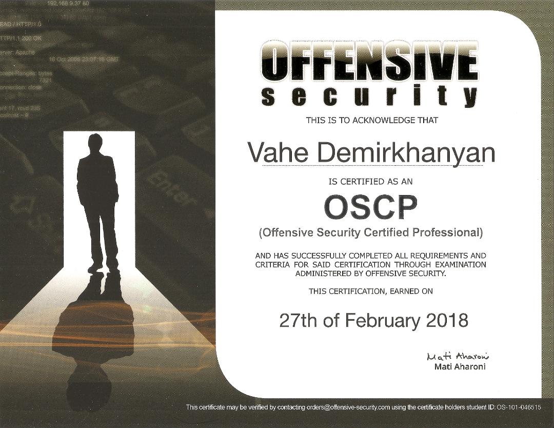 Offensive Security Certified Professional